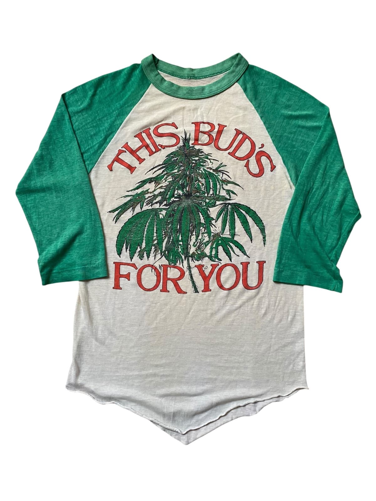 1970s "This Bud's for you" ranglan t-shirt.